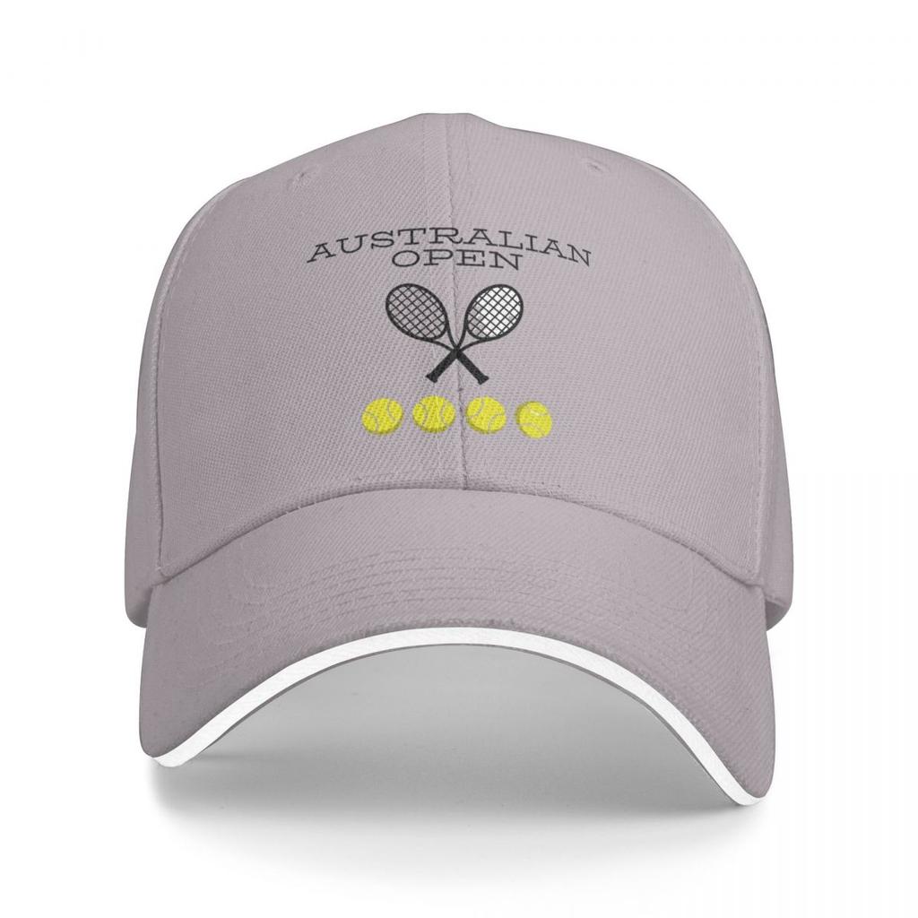 tennis australian ao tshirt Baseball Cap Uv Protection Solar Hat Beach Bag Gentleman  Wild Ball  Male Womens