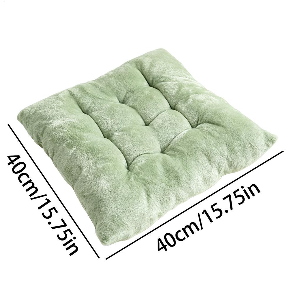 40x40cm Megvastagított Plüss Székpárna Megkötőkkel Puha Négyzet alakú Pad Hoz Székre, Padra Otthonra, Kávézóba, Iskolába, Könyvtárba, Autóba, Kültéri Tevékenységekhez