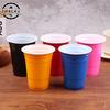 10Pcs Multiple 16OZ Plastic Cups Drinking Cups Disposable Cups Party Cups Water Cups For Graduation Ceremonies Beverages Drinks