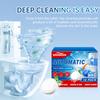 Automatic Toilet Cleaning Tablets 12 Packs - Pulse-Action Deep Cleaning, Instantly Removes Limescale & Urine Odors.