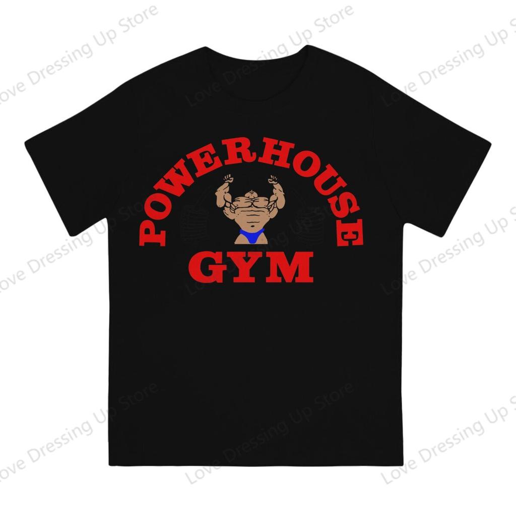 100pure Cotton Casual Unisex Tshirt Powerhouse Gym Short Sleeve Tshirts Oneck Tee Funny Tops