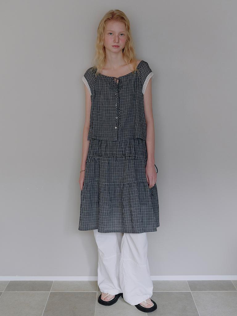 Mwimwieleu Front To Back Reversible Tiered Dress Mu2635Op313M