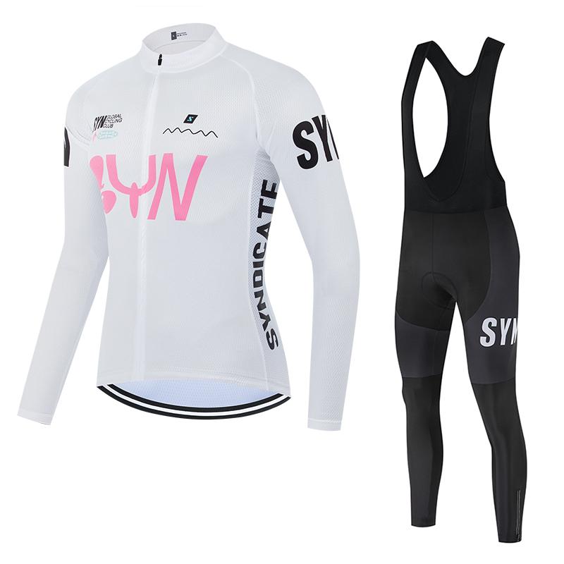 2025 Autumn Long Sleeved Jersey Cycling Suit Set Mountain Bike Breathable Cycling Suit Men's Road Bike Sportswear