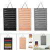 Belt Display Stand Dustproof Organizer Felt Holder Wall Hanging Kids Adults for