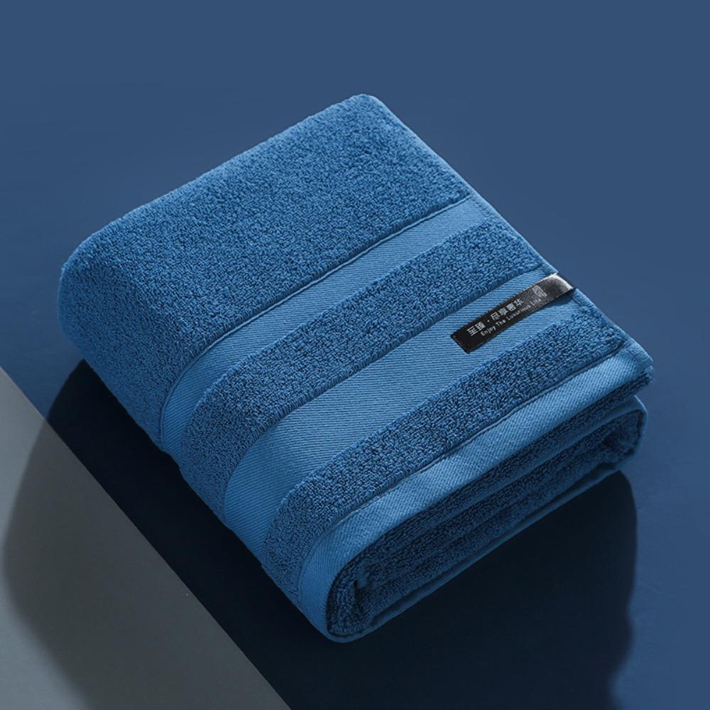 Spot large thickened cotton souvenir towel hotel men's sports face towel plain color broken gear water absorption