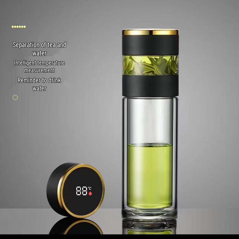 Shangqi Double Wall Tea Infuser Glass Bottle