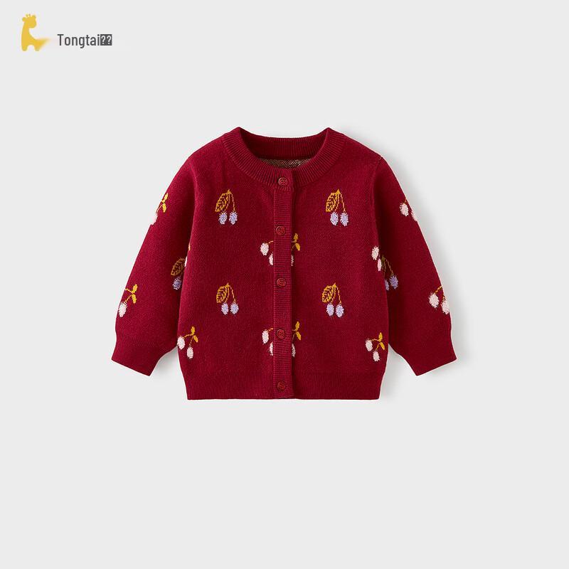 TONGTAI Baby Girl Knitted Cardigan