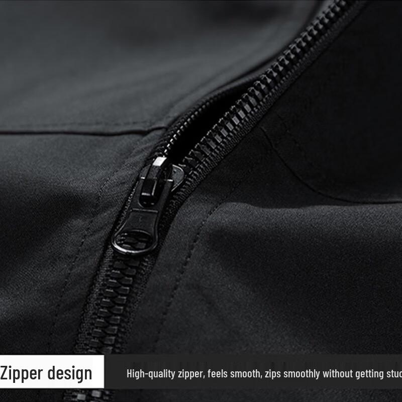 Playboy Men's Hooded Breathable Waterproof Casual Jacket