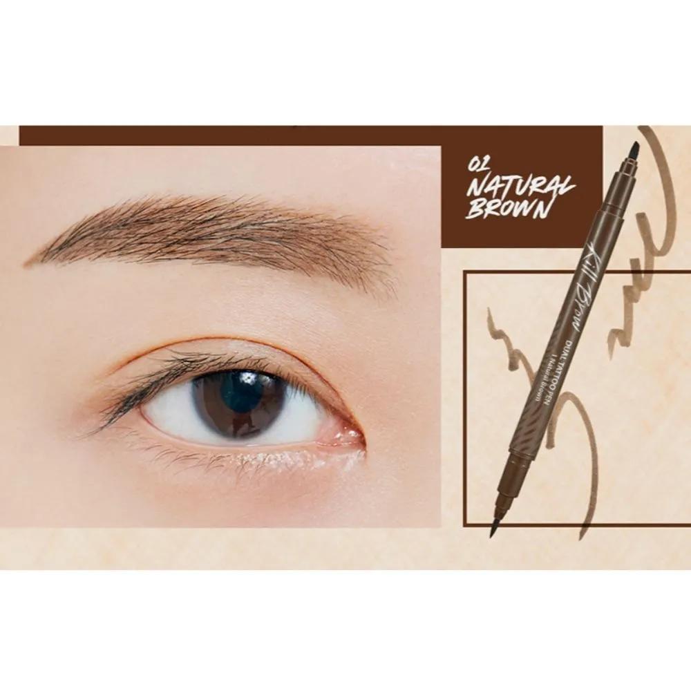 Clio Kill Brow Tattoo Pen 01 Natural Brown + Remover X 2