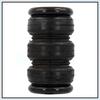 Universal 2pcs 3 Rows Rubber Air Ride Suspension Shock Absorber Air Bags Air spring 3E2200 with Quick Connector Suit for Truck