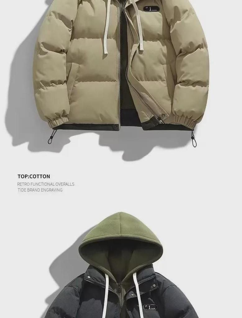 Women's Unisex Milky Down Short Winter Coat - Loose, Thick, Fashionable Large Size