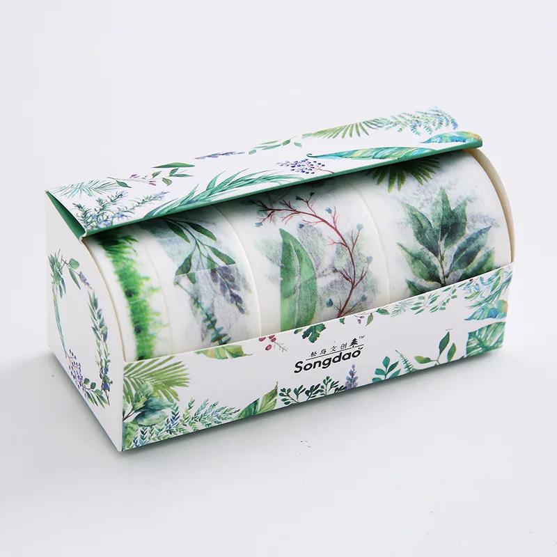 Beautiful Flower Anime Washi Tape Set 9cm Diy Decoration Scrapbooking Planner Masking Adhesive Tape Label Sticker Stationery