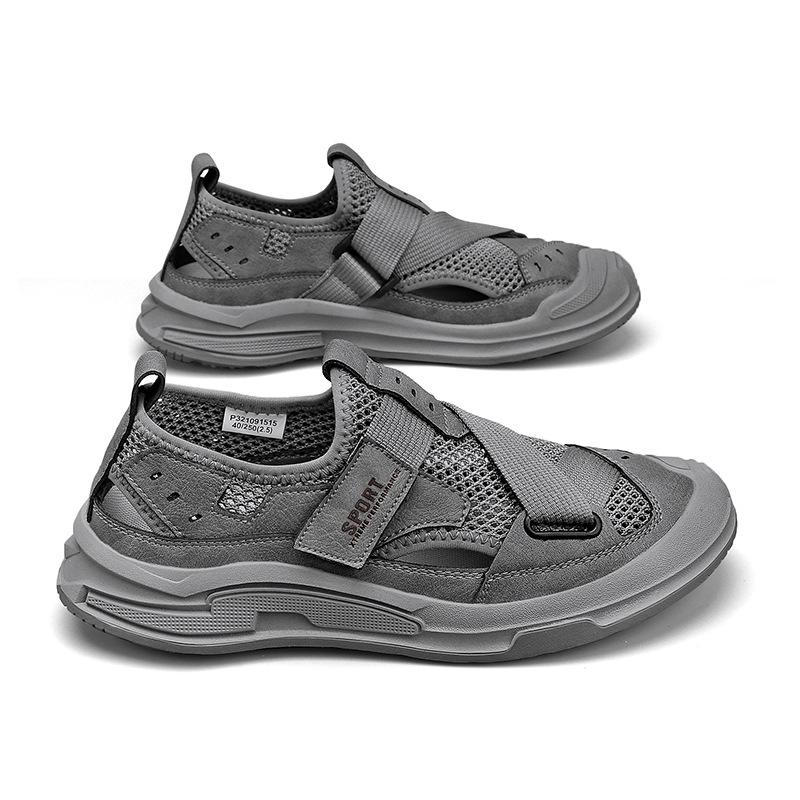 Sandals for Men Fashion Casual Sport Sandals 2025 Summer New Beach Shoes for Men Breathable Hollow Out Sandals Treking Sandalias