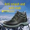 Longchan Men's Winter Steel-Toe Safety Boots