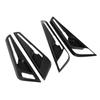 4Pcs Car Interior Door Handle Bowl Cover Trim Carbon Fiber Style Replacement for Kia EV6 2022 Up