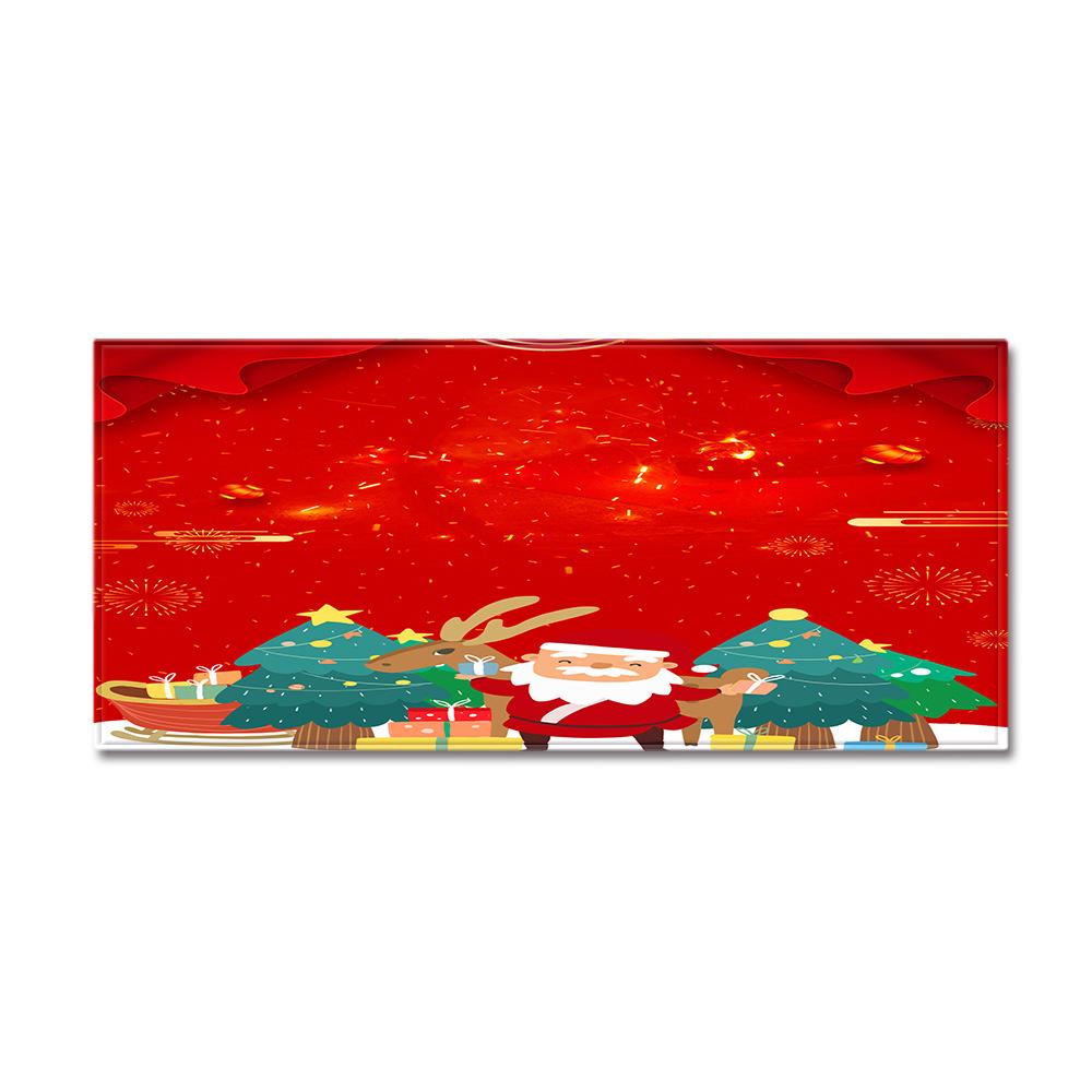 Christmas Kitchen Sand Carpet Doormat Long Floor Mat