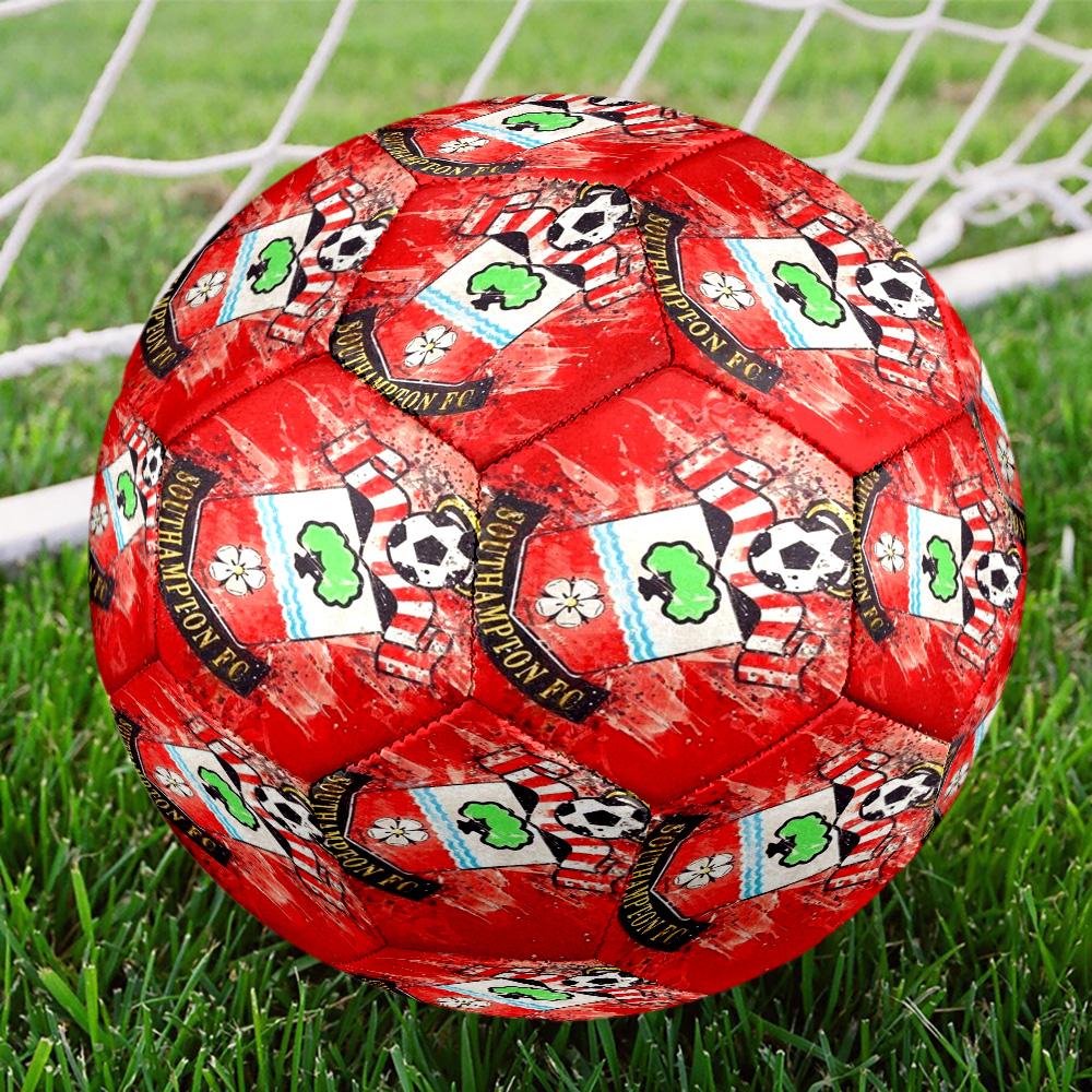 Fc Crest Design Printed Size 5 Soccer Balls, High-Quality, Anti-Slip, Protective Football, A Unique Gift , Birthdays, Christmas Gifts