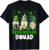 St Patricks Day Gnomes Shenanigans Squad Saint Pattys Women T-Shirt