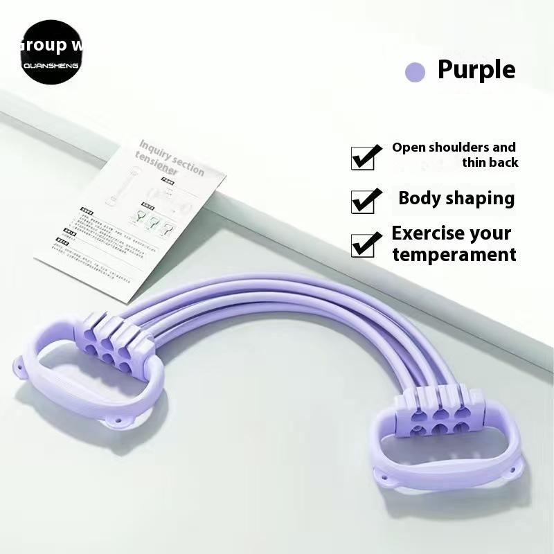 Adjustable Pounds Tension Rope Open Shoulder Back Training Fitness Elastic Straps Stretching Exercise Yoga Tension Ropes