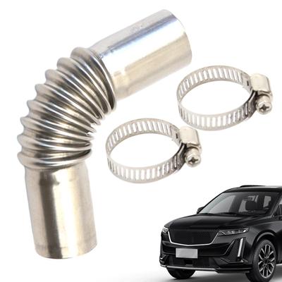 Tubo de Escape Extensão de Tubo de Escape Resistente à Temperatura Aquecedor de Estacionamento a Ar Tubo de Escape Curvo Para Veículo Caminhão Motocicleta