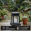 Solar Garden Lights Outdoor Decorative Ground Insert Lantern Warm Atmosphere Solar Powered Landscape Lamp for Yard Patio Christmas Holiday Decoration