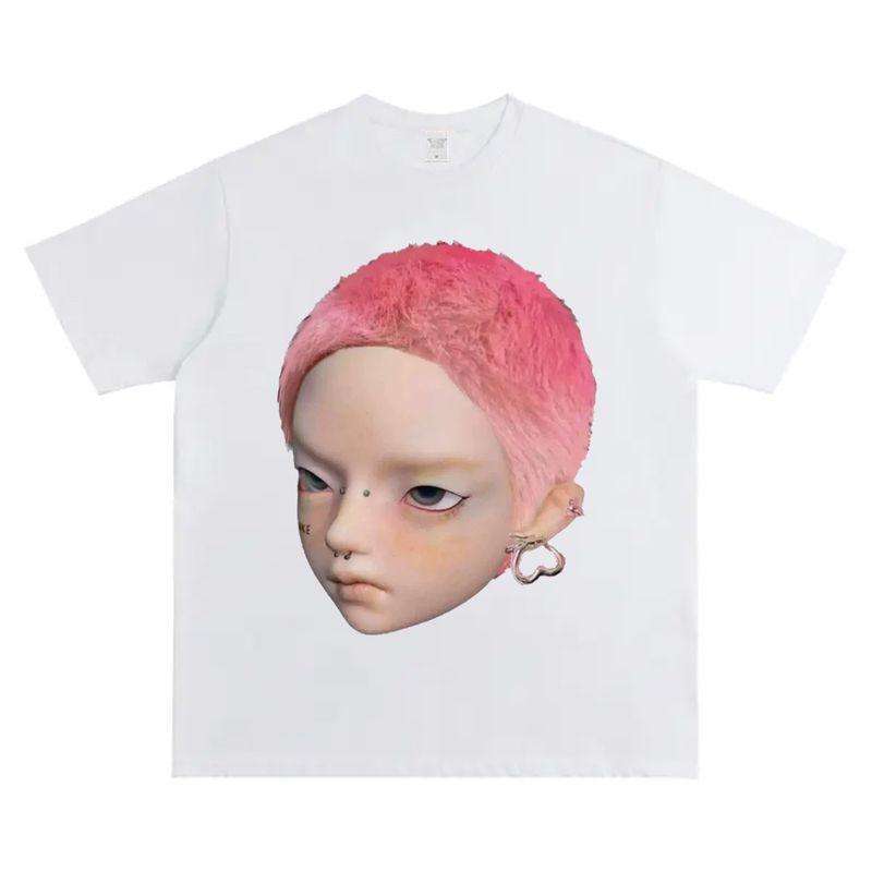 

Cool Girl GraphicT Shirts Unisex Pure Cotton T-shirt Tee Casuai Short Sleeve Crewneck Top Fashion Streetwear Korean Y2k Harajuku S