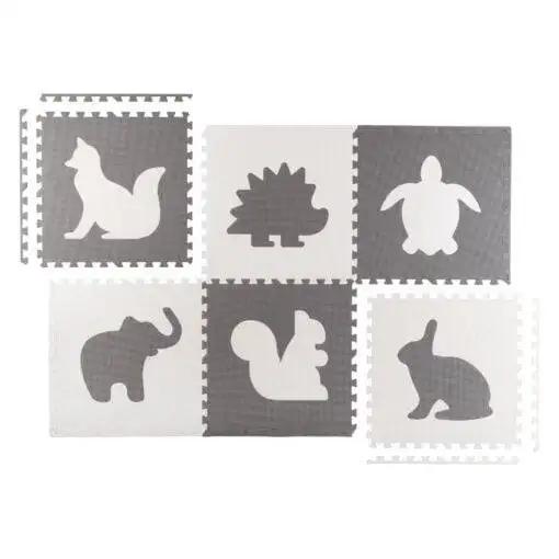 foam mat 6 pcs. 60x60cm Animals - Variant 2