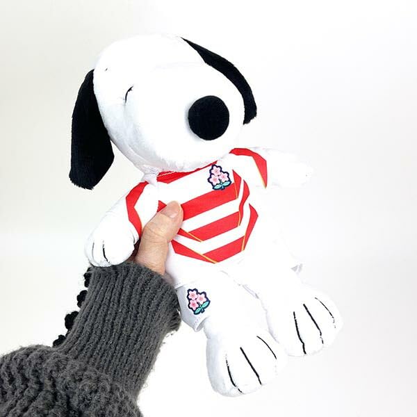 World Snoopy Rugby Team Plush Toy Cheering Goods SNOOPY Free [Perfect Tokyo]