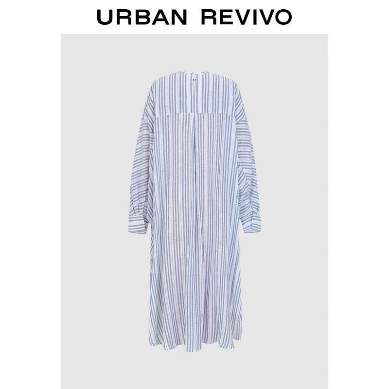 

UR Women s Casual Striped Long Sleeve Dress S(XS-S)