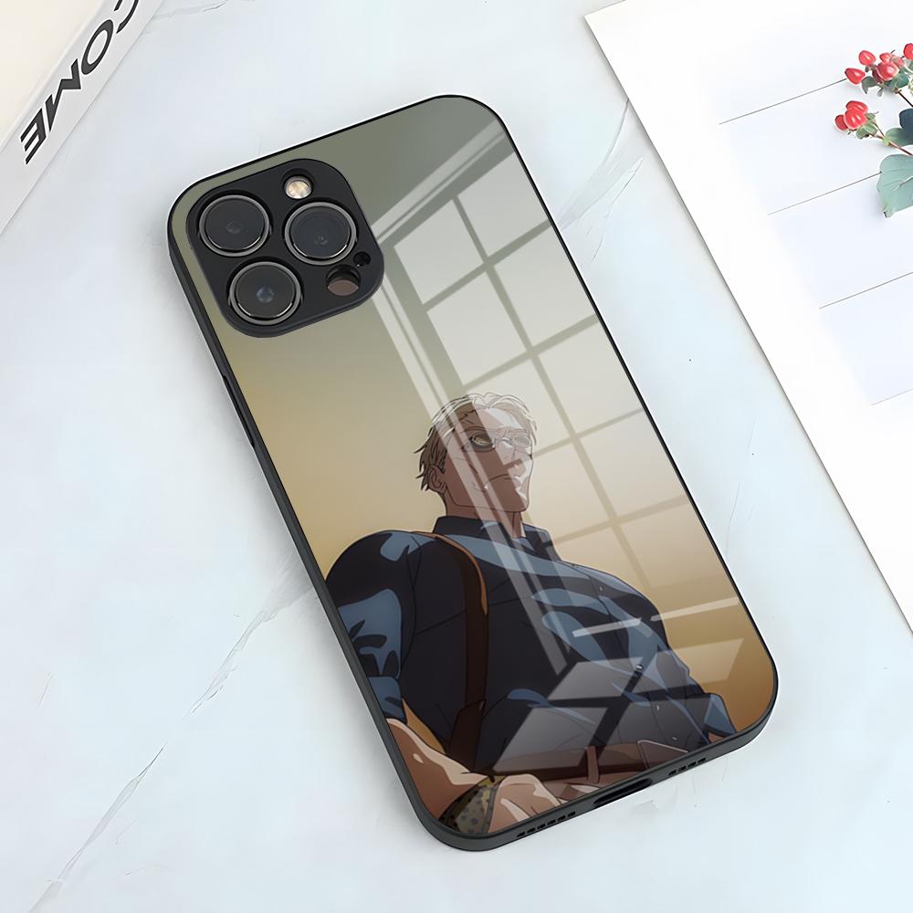 

Чехол для телефона Кенто Нанами Jujutsu Kaisen Для IPhone 17 Pro Max 15 Pro 16 14 Plus 12 13 Mini 11 Pro Ударопрочный Стеклянный Чехол iPhone12 Pro