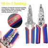Foldable Wire Stripper 16-IN-1 Wire Stripping Pliers Electrician Pliers  Electrician Tools