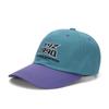 ULUK Xyz Embroidered Cotton Color Block Ball Cap_Mint