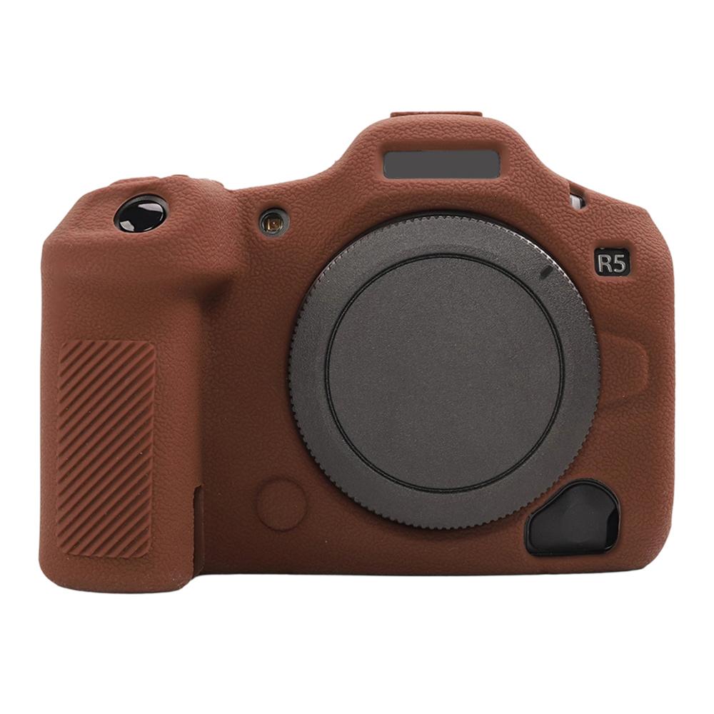 Für Canon EOS R5 Mark II Texturierte Kameratasche Kratzfeste Silikon-Schutzhülle