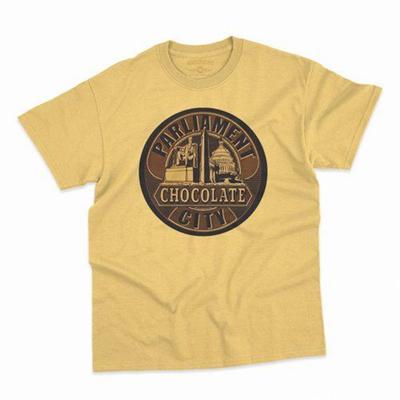 Parliament Chocolate City Album Cover T-Shirt and Kids Tshirt - Classic Heavy Cotton