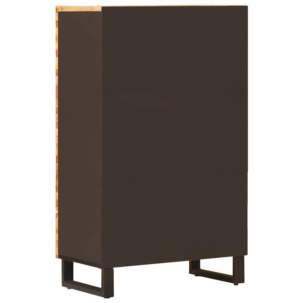 Storage Highboard Brown 60 X 33 X 100 Cm Solid Mango Wood