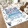 Manchester City Floor Rug Office Rug Perfect For Hallway Foyer Kitchen Game Room Antislip Rug Decorate Offices Birthdaychristmas Gift