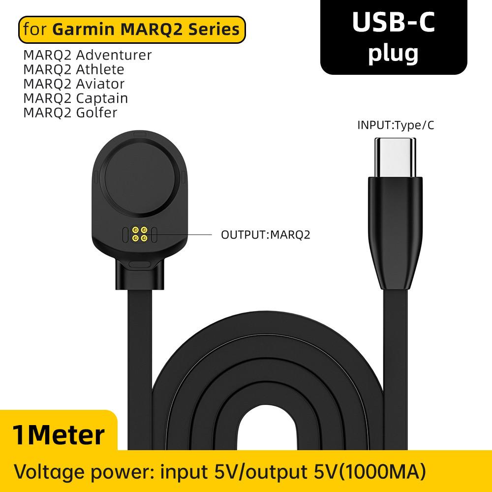 

Зарядное устройство HdoorLink USB Type C для Garmin MARQ 2 Кабель для зарядки Портативный магнитный кабель для зарядки Garmin MARQ Gen2 USB C to MARQ2