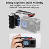 For DJI Osmo Action 5 Pro / 4 / 3 PULUZ Metal Camera Cage Expansion Adapter with Handle Grip