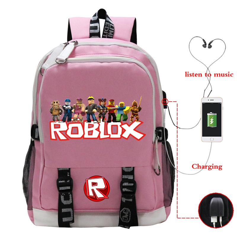 Game Merchandise Printed Backpack Usb Port Multifunctional Computer Bag