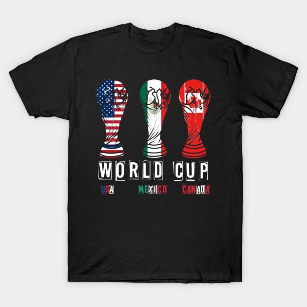 

Men Black Print T-shirt World Cup 2026 Usa Mexico Canada No-Cut Transfer Paper Print Cotton Tshirt 4XL чорний