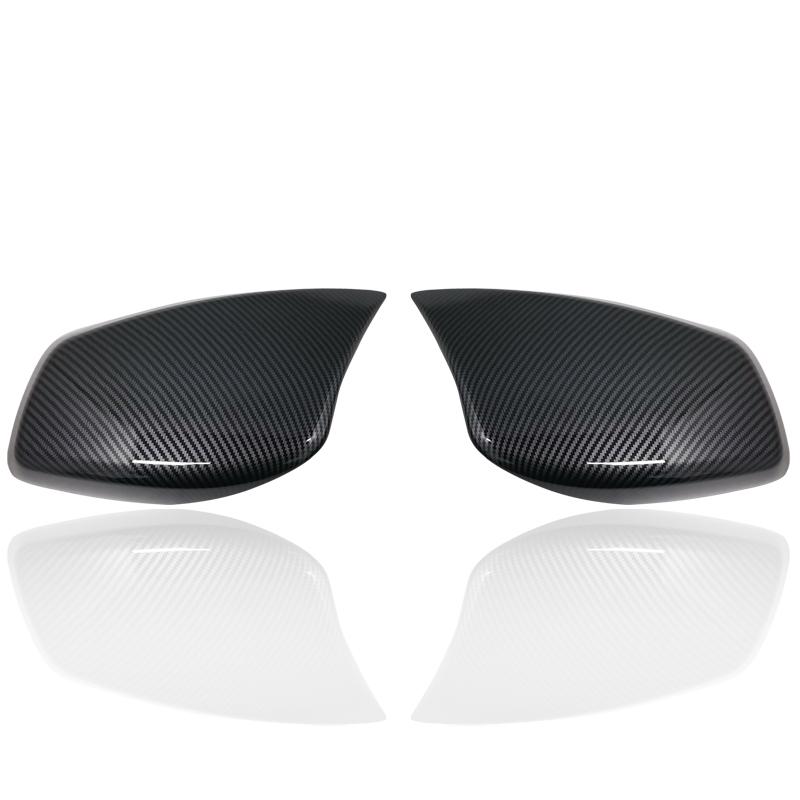 Mirror Lamp Housing Glossy Black Carbon Pattern For BMW 5 Series E60 E61 E63 E64 2004-2007