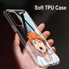 Haikyuu Hinata Attacks Anime For OPPO Reno7 SE 6 5 Z F 4G 5G Find X2 X3 Neo Lite Pro Plus Transparent Soft Phone Case Coque