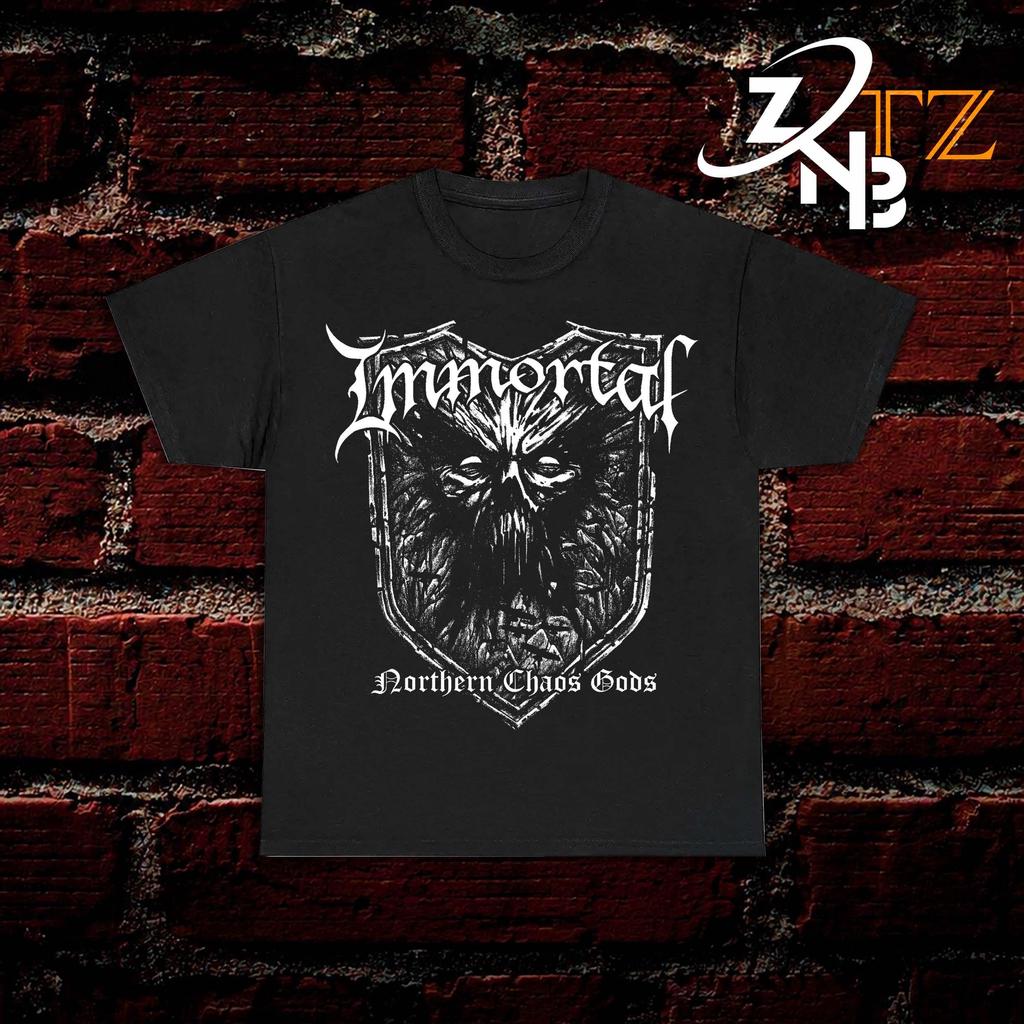 Unsterbliches T-Shirt Norwegischer Black Metal Abbath Demonaz Gorgoroth Darkthrone Bathory Satyricon Unisex Schweres Baumwoll-T-Shirt