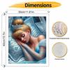Disney Oil Painting Art Painting Set Sleeping Princess Home Wall Decor Handmade Gift Ideas