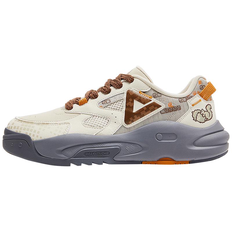 Peak TaiChi  Chestnut Battle  Men s Fashion Casual Skate Shoes 41