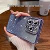 iPhone 15 Rhinestone Glitter Case for Apple 14 Pro Max, Gradient Full Coverage Soft Shell for iPhone 11, XR, 13.