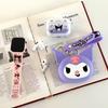 TWS-S19 Wireless Bluetooth Earphones & LED Watch Set with Cute Cartoon Storage Bag