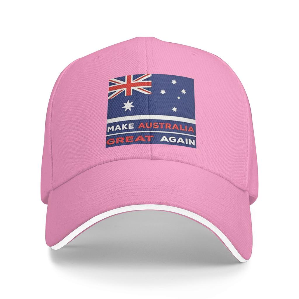 Make australia great again Casual Baseball Cap Summer  Trucker Hat Adjustable Tennis Skate Snapback Cap Men Baseball Caps