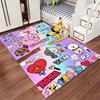 "Colorful Cartoon Character Carpet with Fun BT21 Designs for Kids" Suitable for Use As an Anti-slip for Living Room Bedroom Sofas