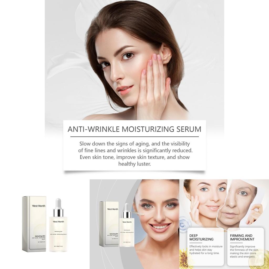West Month Moisturizing Essence For Deep Hydration And Skin Firmness Reducing Fine Lines